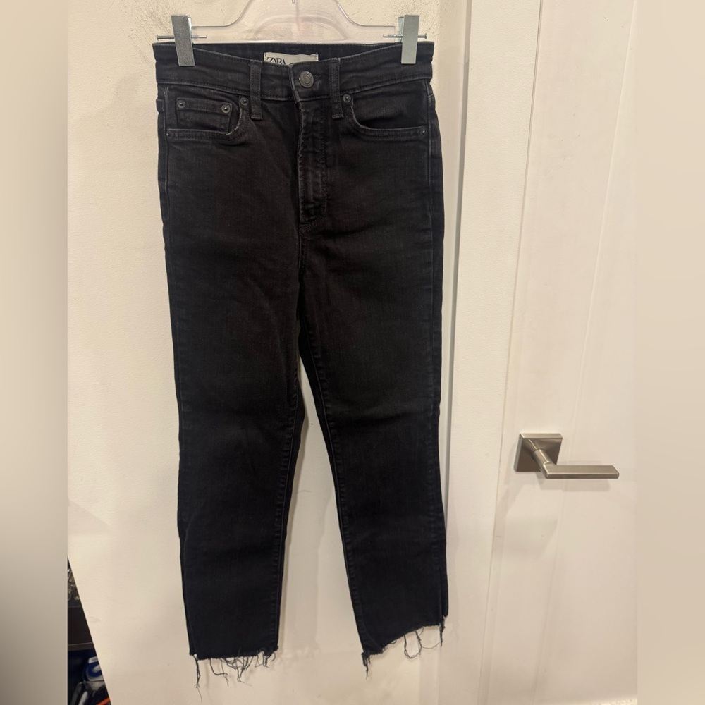 Zara Charcoal Denim Pants